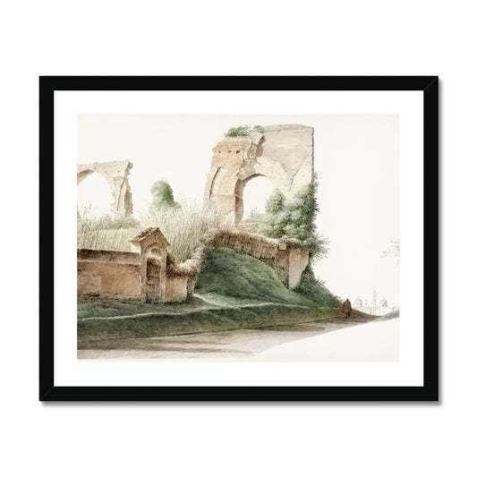 Knip - Nero’s Aqueduct in Rome gerahmtes Poster - Atopurinto