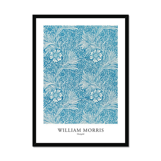 William Morris - Ringelblume 1875 Poster in Premium Holzrahmen - Boutique de l´Art
