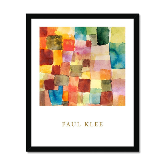 Klee - Untitled gerahmtes Poster - Atopurinto