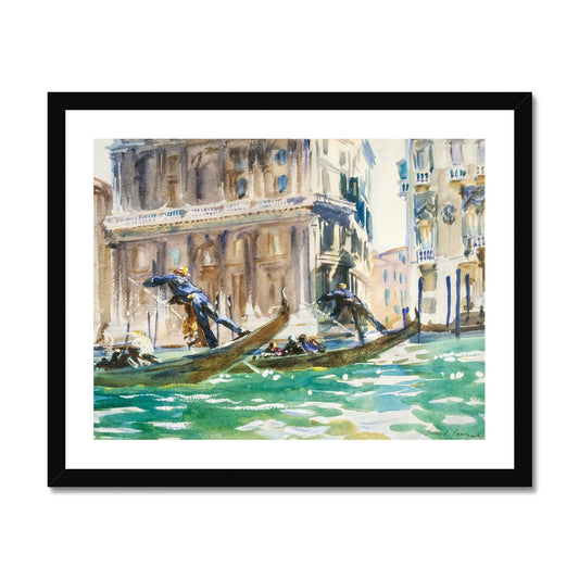 Sargent - Venice Gondole gerahmtes Poster - Atopurinto