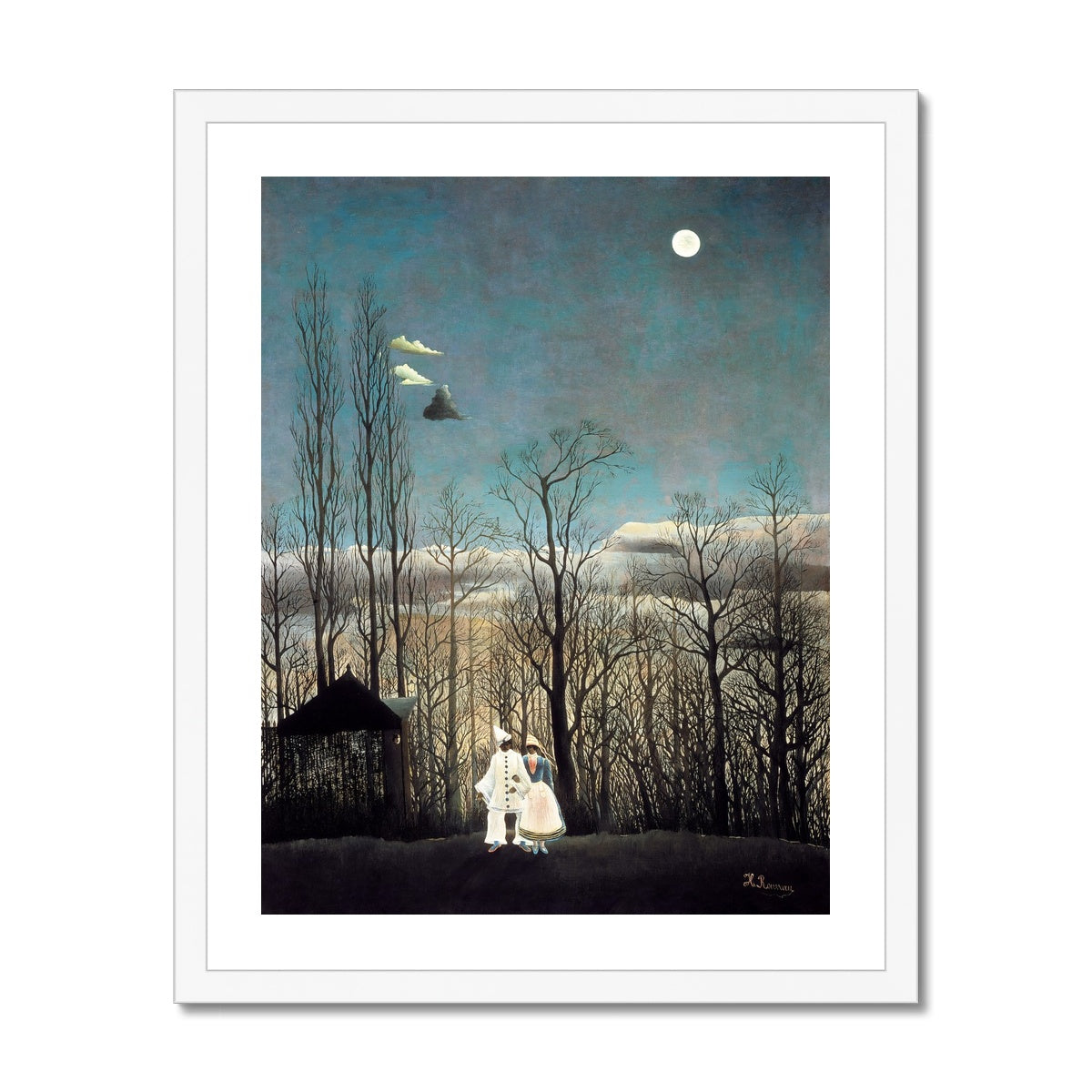 Rousseau -  Carnival Evening gerahmtes Poster - Atopurinto