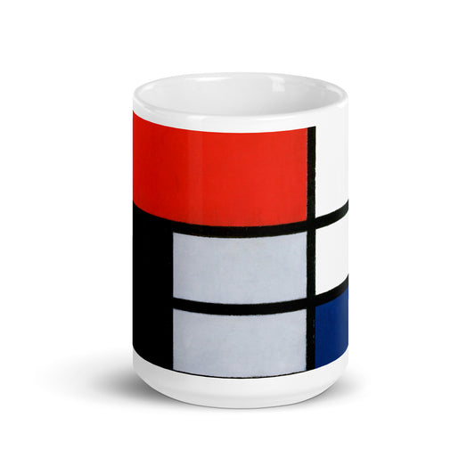 Mondrian - Composition with Red, Blue, and Yellow Tasse - Atopurinto